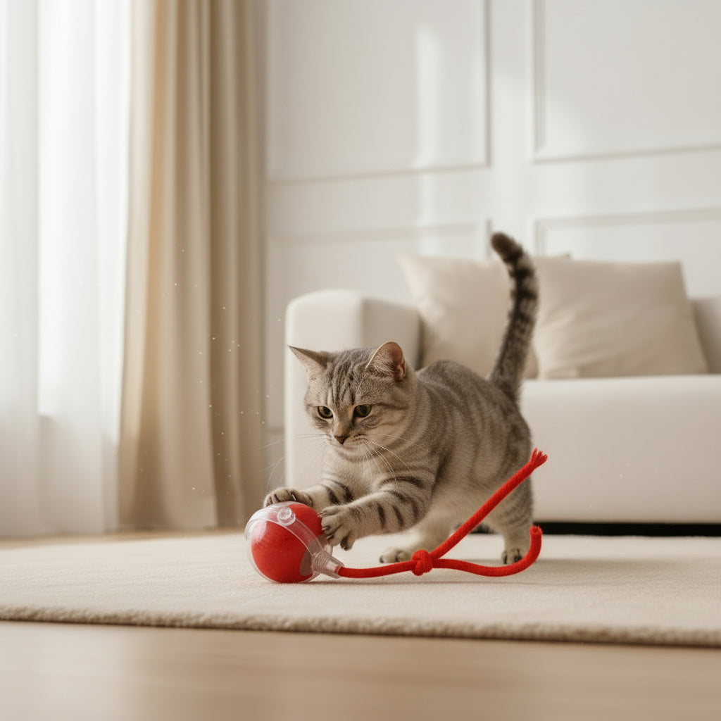 Pelota interactiva - Diversión inteligente para gatos