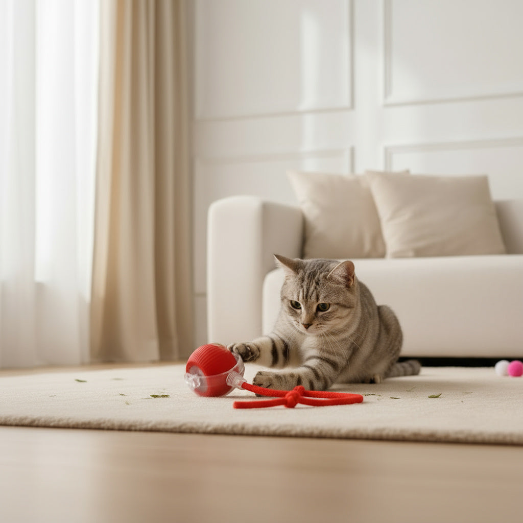 Pelota interactiva - Diversión inteligente para gatos