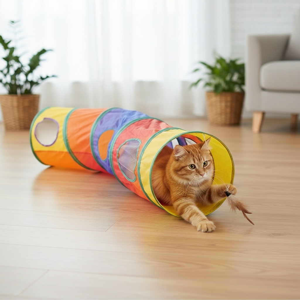 Túnel Interactivo para Gatos